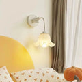 FrenchBloom Wall Light – Bedroom Flower Lamp