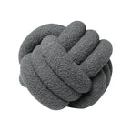 Boucle Rope Knot Ball Cushion