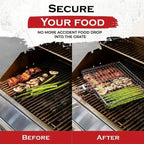 Grillaro BBQ Basket | Foldable & Non-Stick | Stainless Steel & Heat Resistant | For Meat & Vegetables