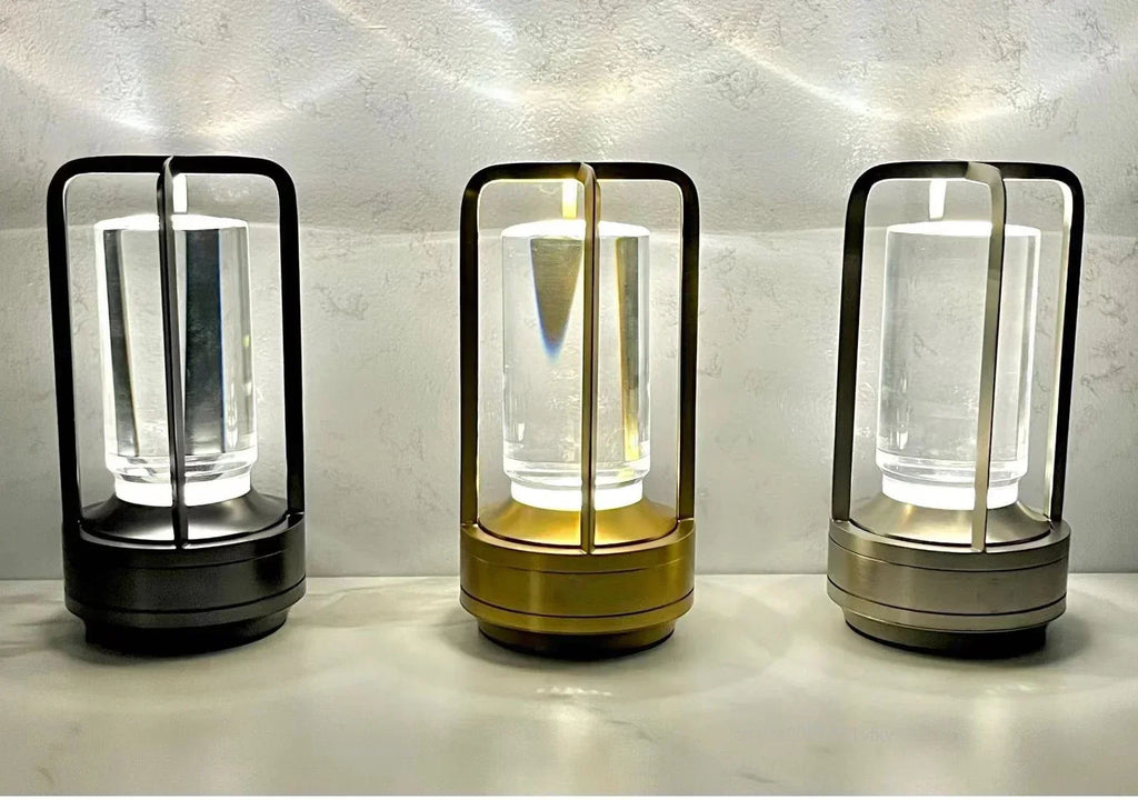 – Portable Wireless LED Lantern with Charging Station