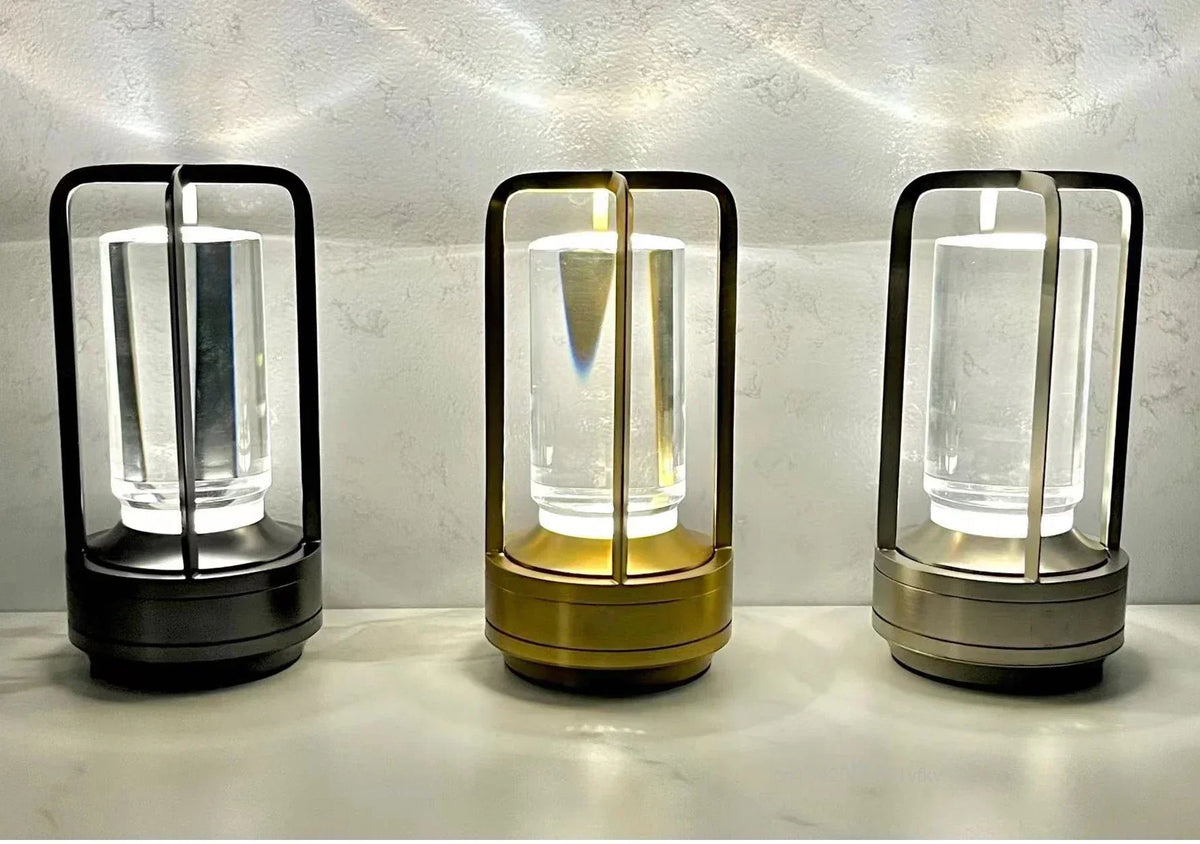 Rechargeable Wireless LuxuryGlow Table Lamp - Elegant Wireless Lamp for Any Mood