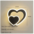 HeartGlow Wall Lamp - Modern LED Lighting