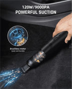 Cordless Handheld Vacuum Cleaner for Effortless Car & Household Cleaning