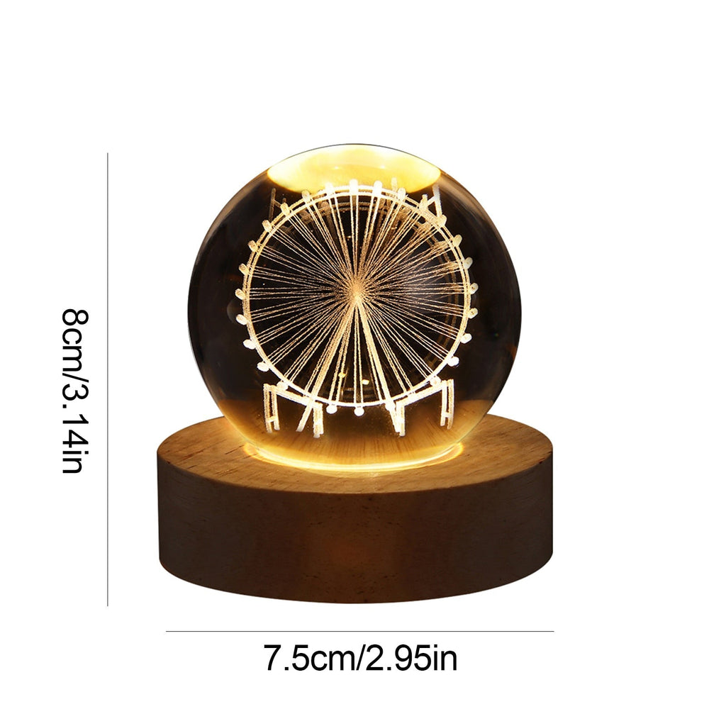 Crystal Light Ball | Unique decoration for the home