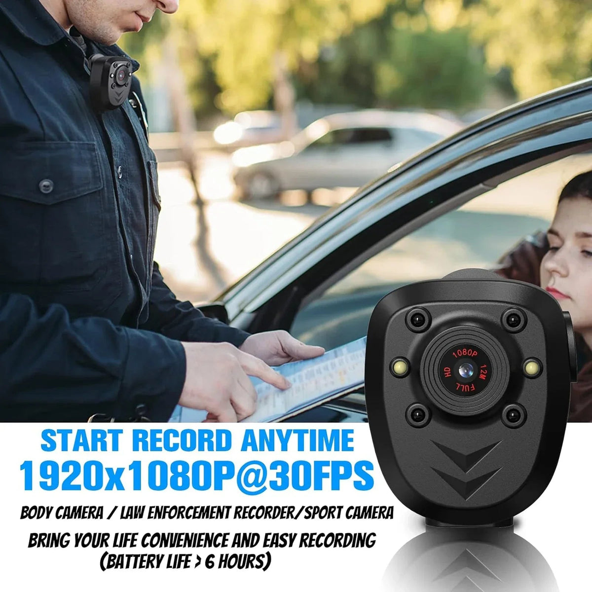 Compact View HD Night Vision Mini Secuirty Camera