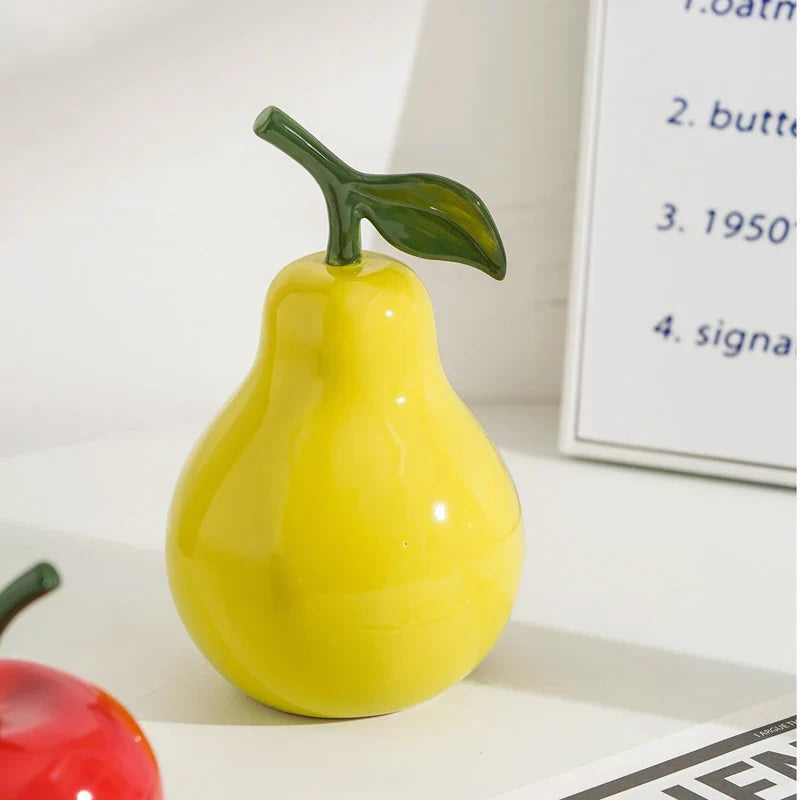 Fruit Ceramic Ornament – Tabletop Decoration & Home Accent
