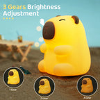 CappyGlow Night Light | Silicone | Warm White & RGB | Dimmable | Rechargeable | 12 x 9 x 11 cm