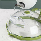 Microwave Splatter Cover With Water Steamer