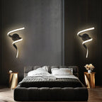 LED Wall Lamp NordLED Wall Light | Nordic Spiral Design | Modern & Energy Saving | For Bedroom, Corridor & Living Room Spiral Sconce Light For Stairs Bedroom Bedside Study Hallway Background Indoor Decor Wall Lighting Fixtures