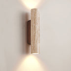 Wall Lamp with Handmade Finish in the Spirit of Wabi-Sabi