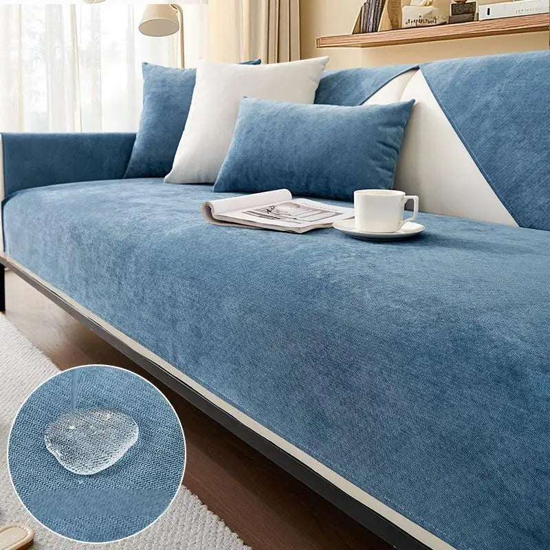 Non-slip sofa seat cover water-repellent and scratch-resistant