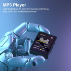 Portable Bluetooth MP3 Player with HiFi Stereo, Mini MP4 Video Playback, LED Screen and Voice Recording