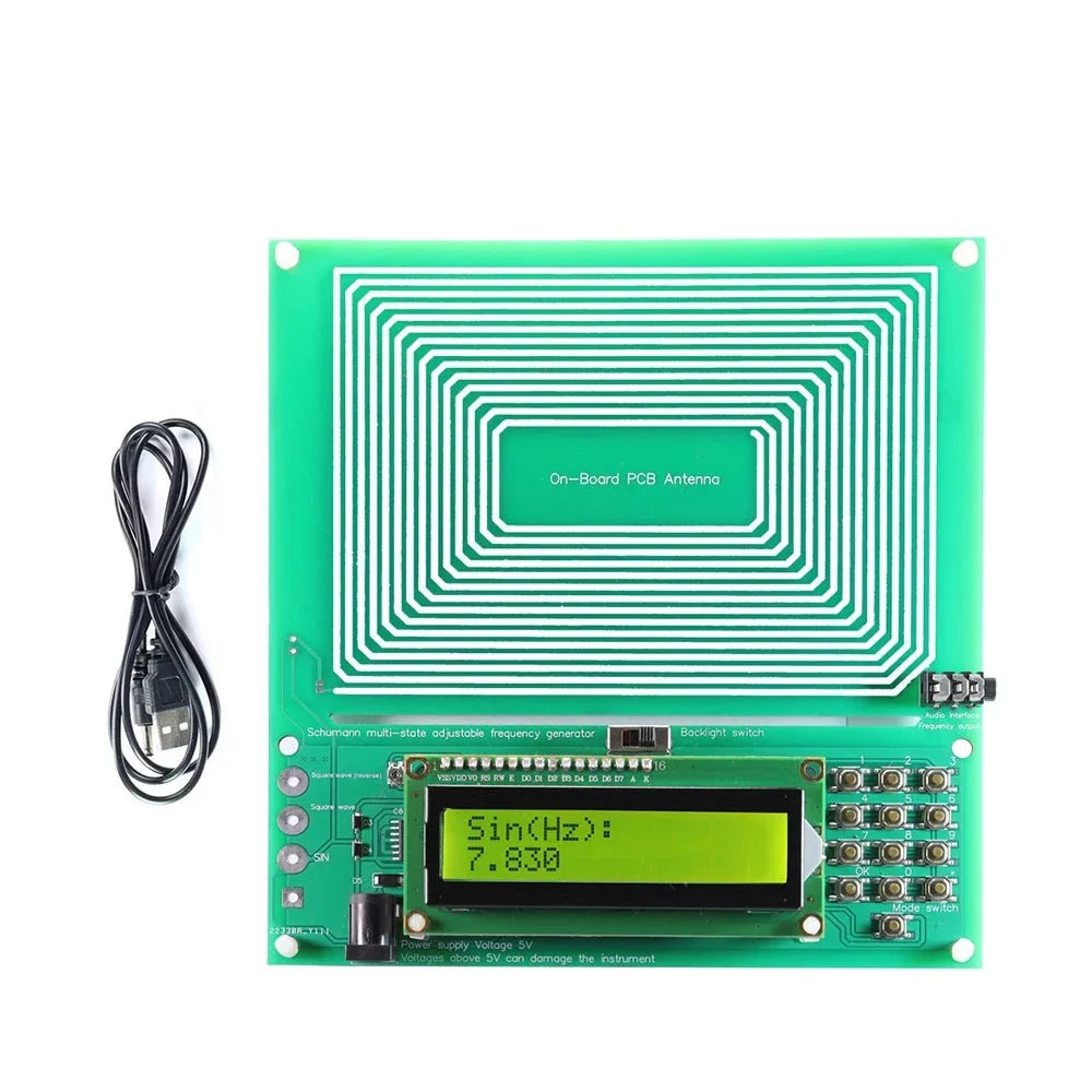 Schumann resonance frequency wave generator