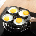 QuickCook - Frying pan with more sections and transparent handle