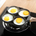 QuickCook - Frying pan with more sections and transparent handle
