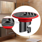 AquaShield Compact Floor Drain – Stainless Steel & Silicone Backflow Protection for Bathroom, Shower & Kitchen