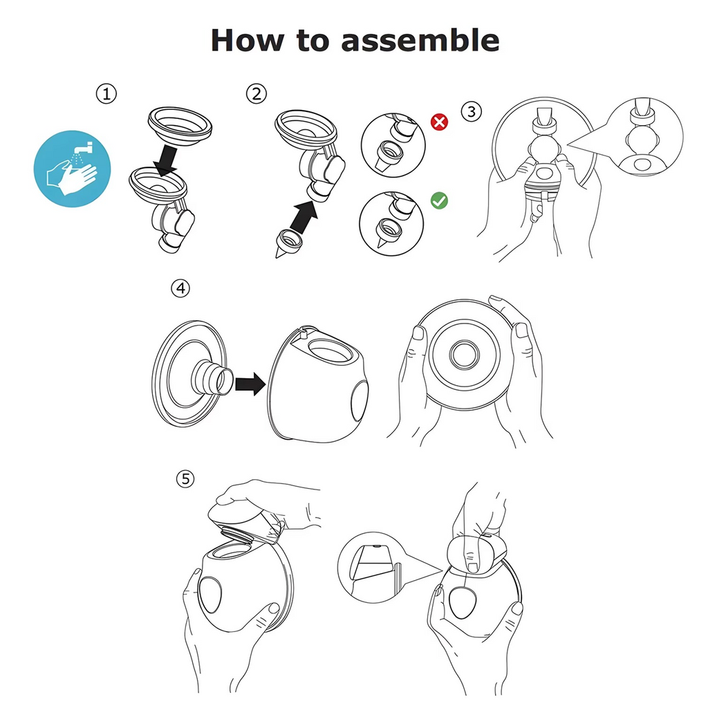 Effortless Dual Electric Hands-Free Breast Pump