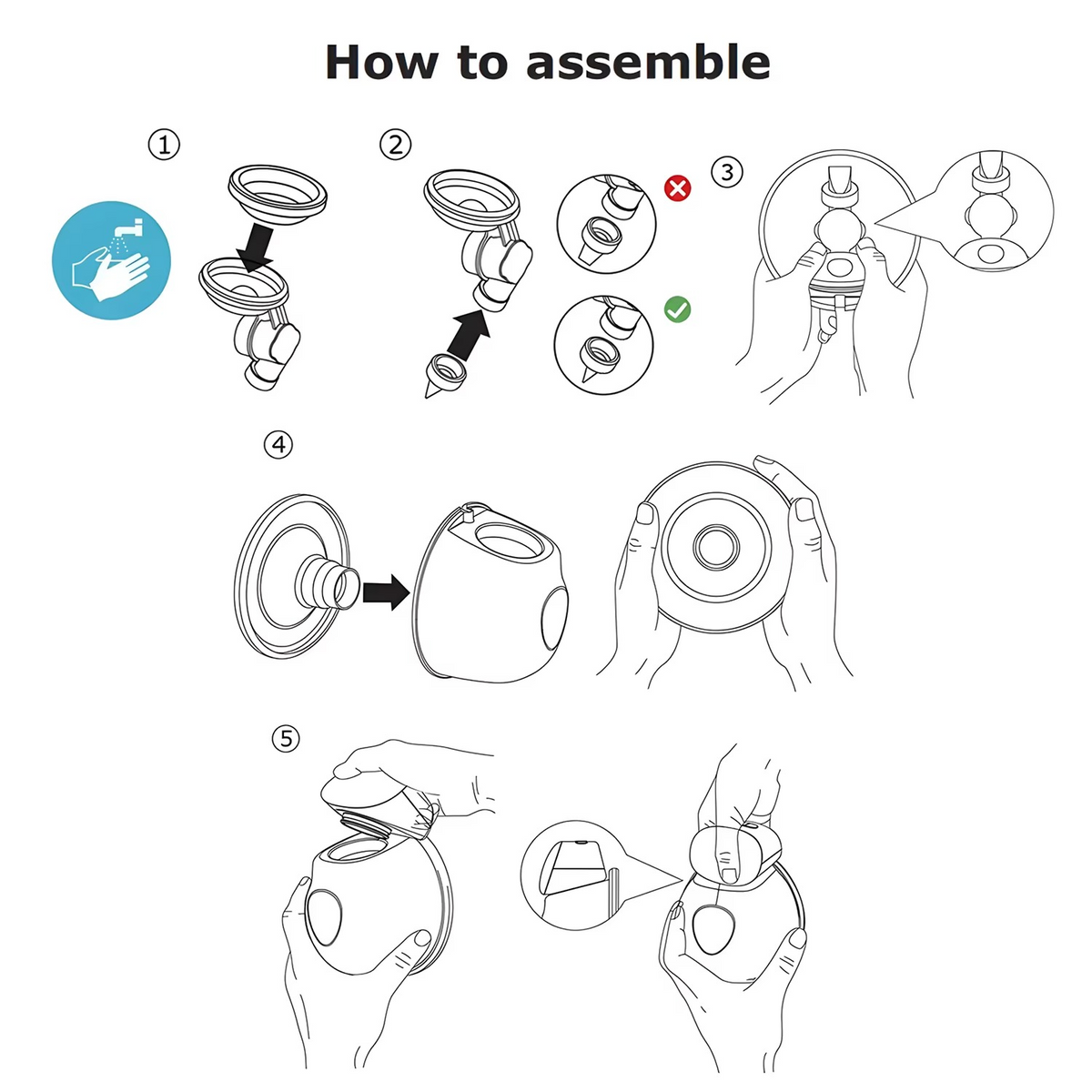 Effortless Dual Electric Hands-Free Breast Pump