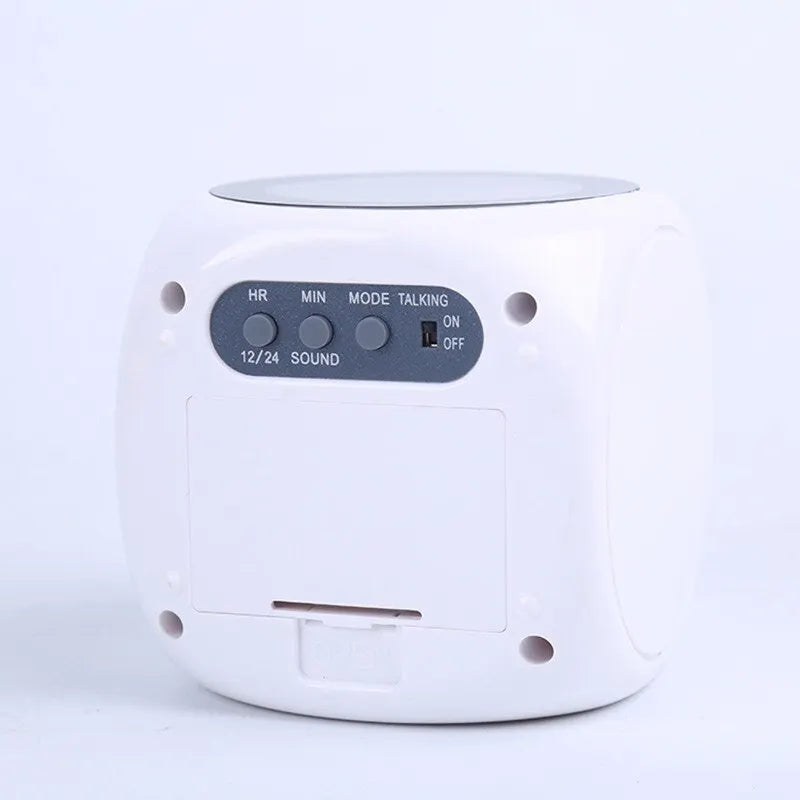 AlarmBeam Projection Clock with Temperature and Dual Alarm – LED Display