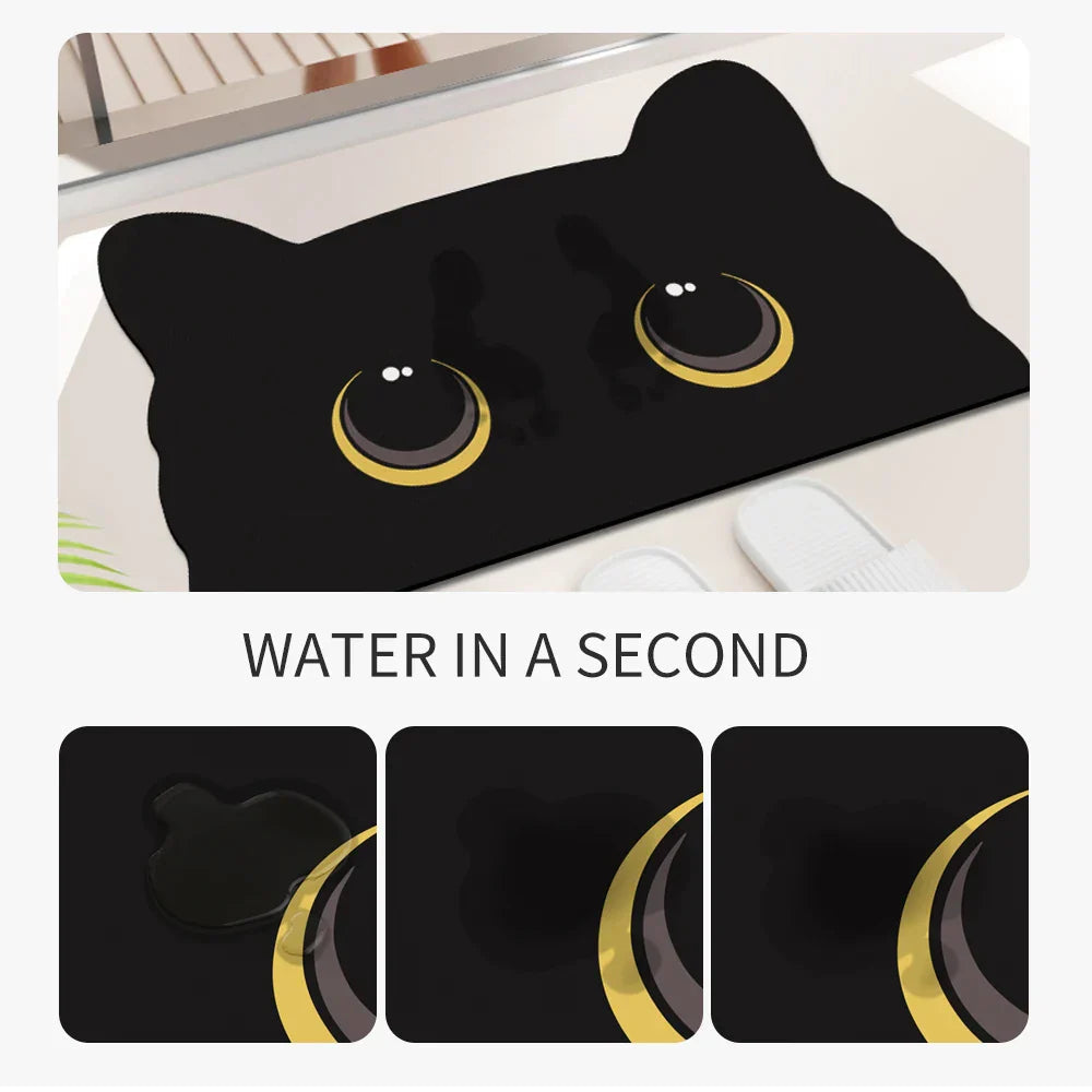 Cute Animals Quick-Dry Bathroom Mat