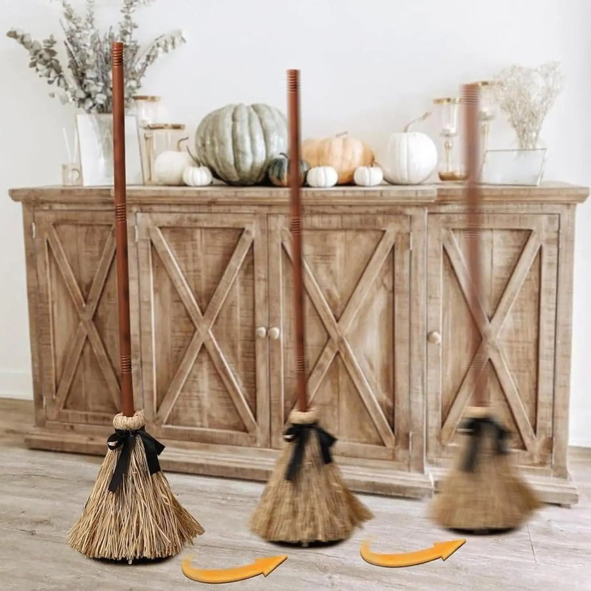 Spooky Floating Broom stick