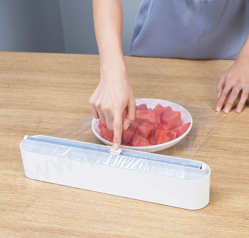 Kitchen Film Cutter Storage Dispenser Box