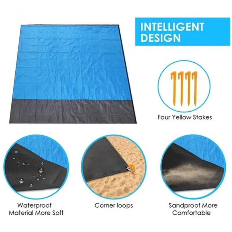 Waterproof Pocket Beach Mat for Outdoor Adventures