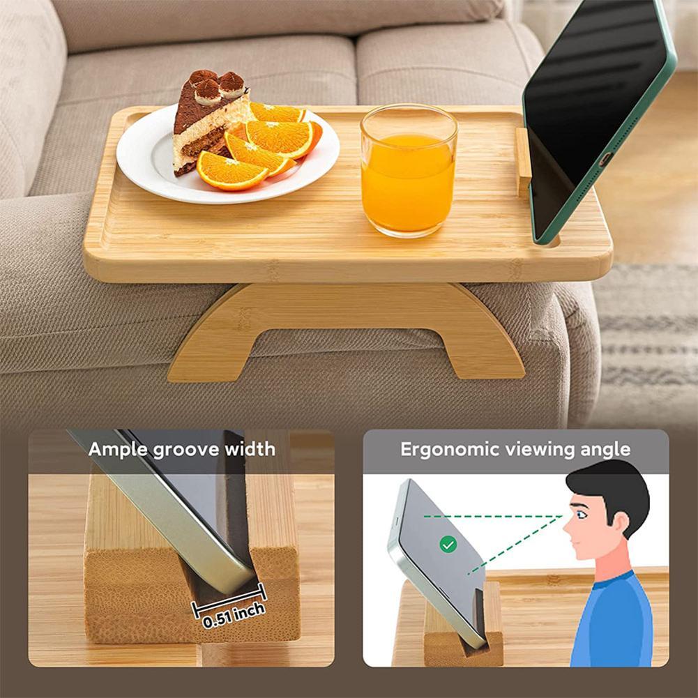 Comfy Sofa Armrest Wooden Tray