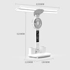 Multifunctional 3 in 1 Desk LED Lamp