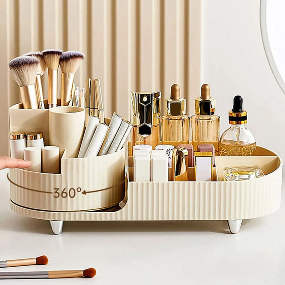 Eleganza – Luxury Beauty Organizer with Slim Rotating Design