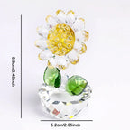 Crystal Glass Sunflower
