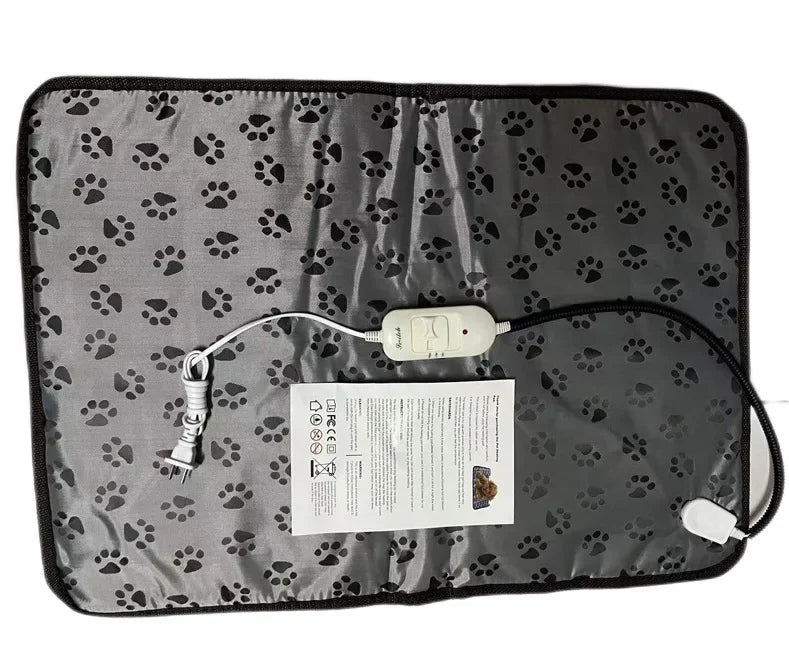 Heated Pet Mat PawTherm | Temperature Control & Timer | Waterproof & Safe | For Dogs & Cats