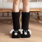 Luxurious Velvet Coral Fleece Winter Socks for Women