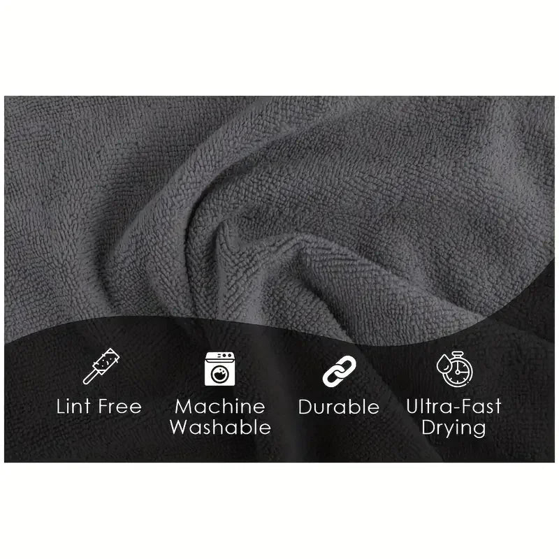 CleanPro 5 Piece Set Microfiber Cleaning Cloths