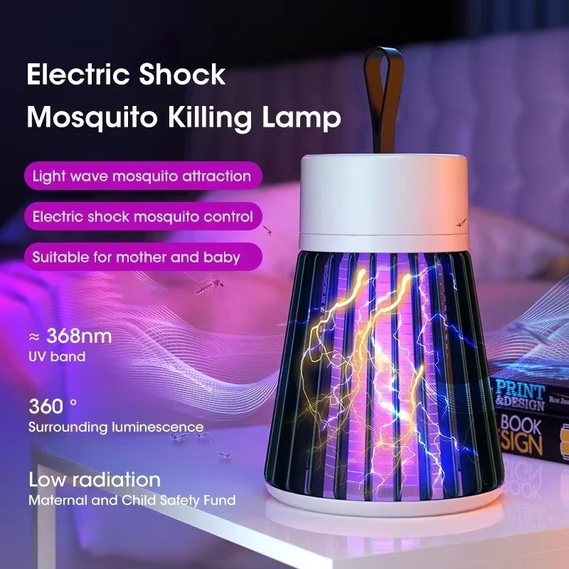 Portable USB Mosquito Killer Lamp – Electric Shock & Silent Pest Control