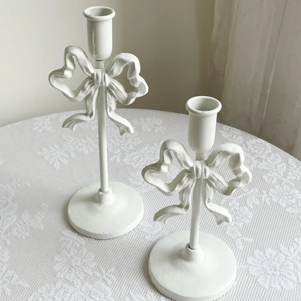 French Wrought Iron Candle Holder