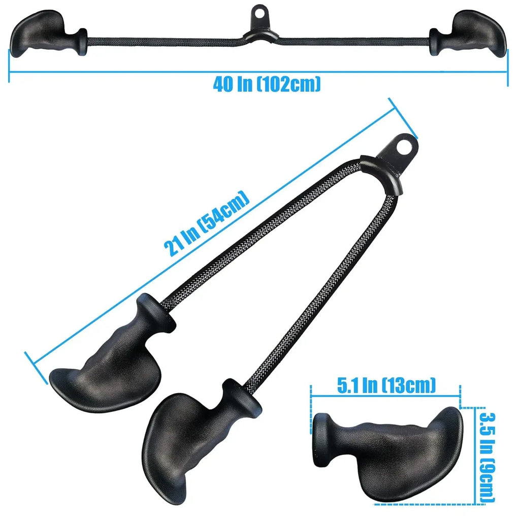 Ergonomic Triceps Rope