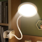 ClipLuma LED Table Lamp | USB Rechargeable | 3 Brightness Levels | Eye-Friendly | With Clip Mount