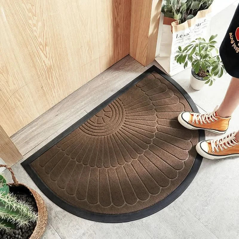 Half-Round Non-Slip Rubber Indoor Door Mat – Outdoor Ready