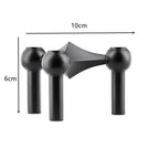 Modern Molecular Metal Candle Holder – Nordic-Style Silver Candle Stand for Elegant Home Decor