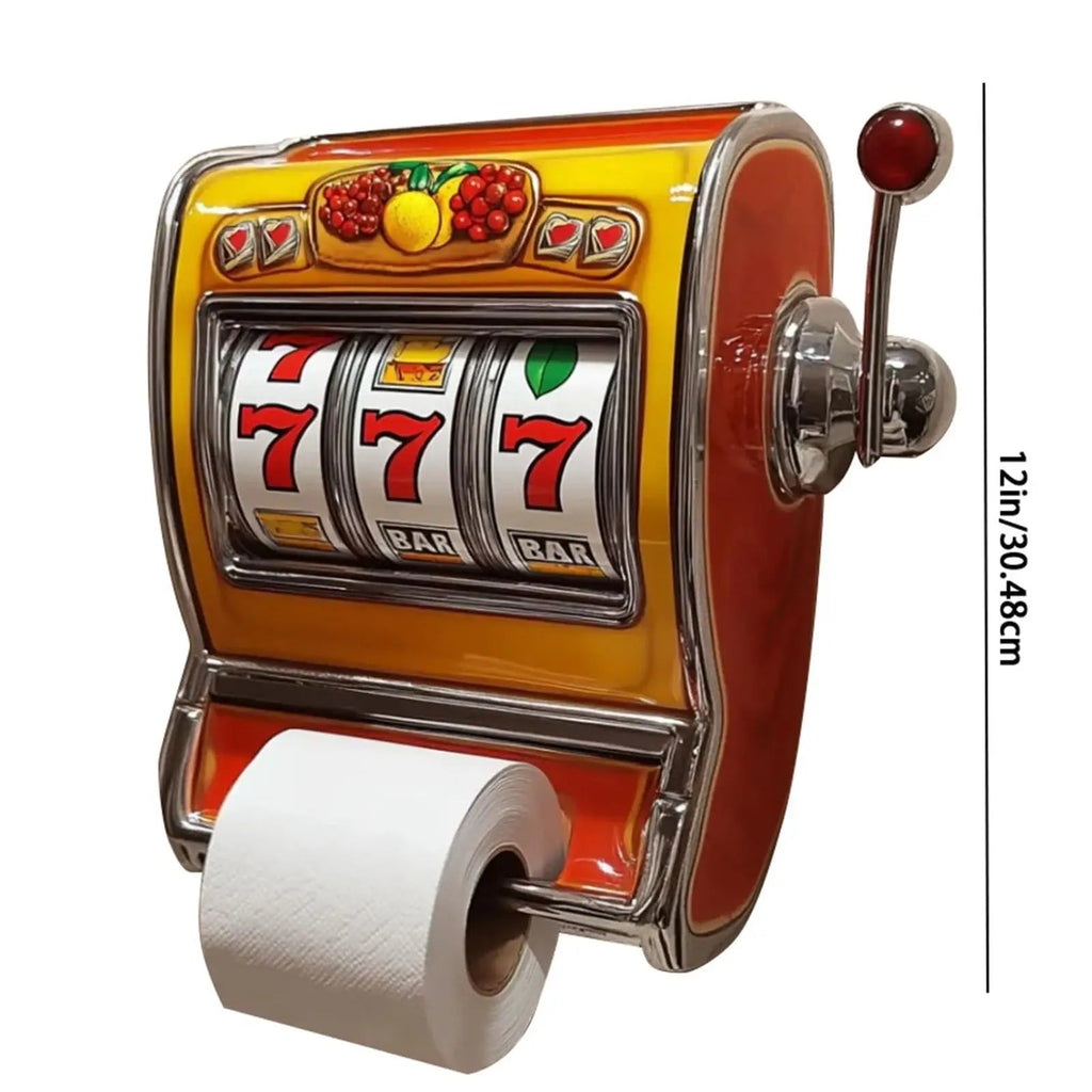 Slot Machine Toilet Roll Holder
