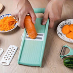 Cutlino Multi-Slicer 5in1 | Manual & Versatile | Compact & Cordless | For Vegetables & Fruits