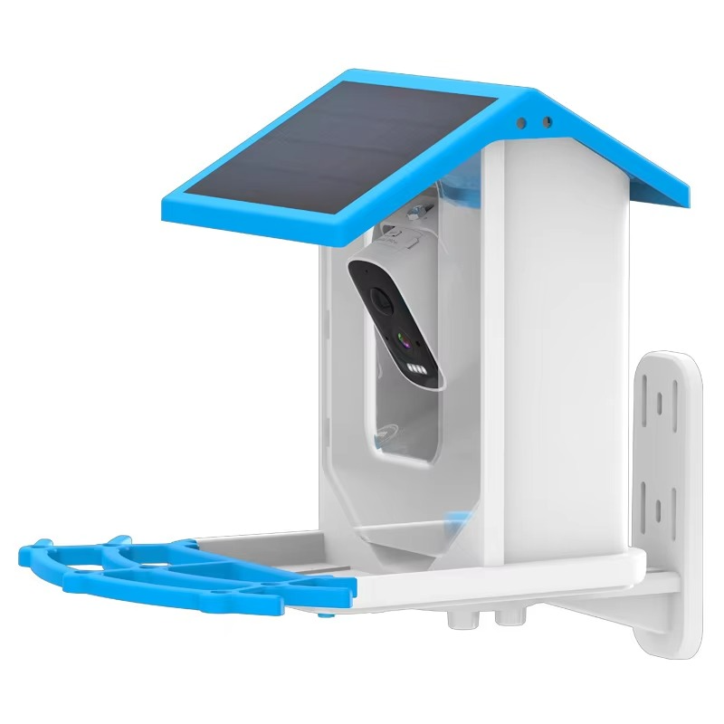 Solar-Powered Smart Bird Feeder with HD AI Camera