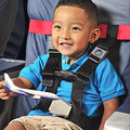 Adjustable Child Airplane Safety Harness with Foldable Polyester Straps