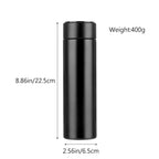 Stainless steel thermos with digital display