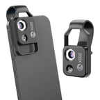 MicroZoom Clip-On Phone Microscope – 200x Magnification Lens with LED Light