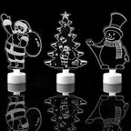 SnowGlow - Colorful LED Snowman Lights for Festive Celebrations