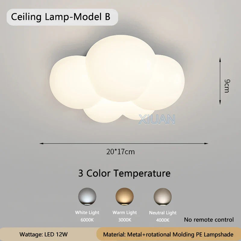 WhiteCloud Lamp – Stylish LED Wall Lighting for Children