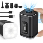 AirBreezy Mini Air Pump | Ultra Compact & USB-C Rechargeable | 5 Nozzles | 200L/min Power