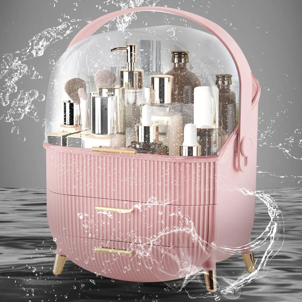 up organiser - Dustproof & waterproof cosmetics box with elegant design